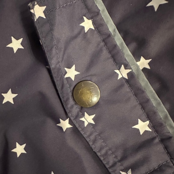 Mini Boden Purple with Stars Waterproof Ski Jacket, Size 4-5 Years, MSRP $110 - Picture 6 of 10